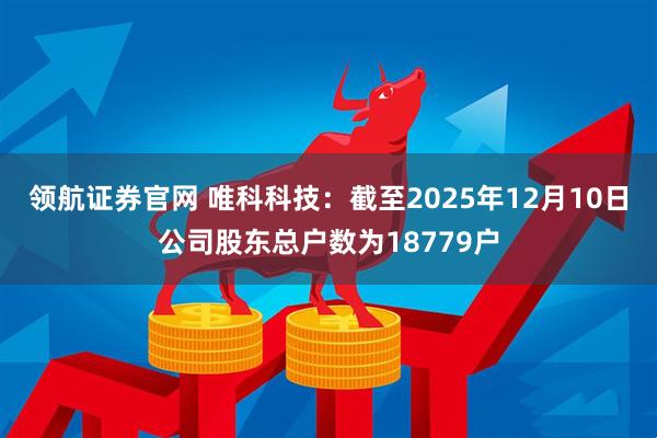 领航证券官网 唯科科技：截至2025年12月10日公司股东总户数为18779户